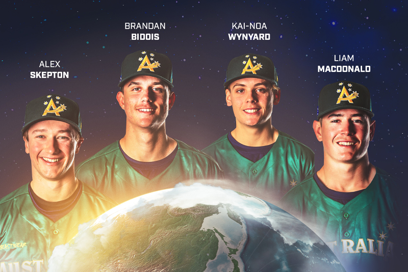 Players and Coach selected for WBSC U-18 World Cup for Team Australia