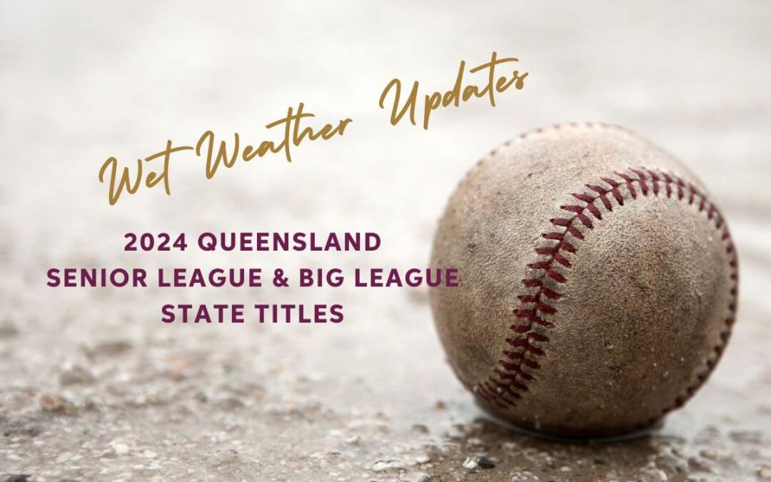 QLD SL & BL State Titles Weather Update