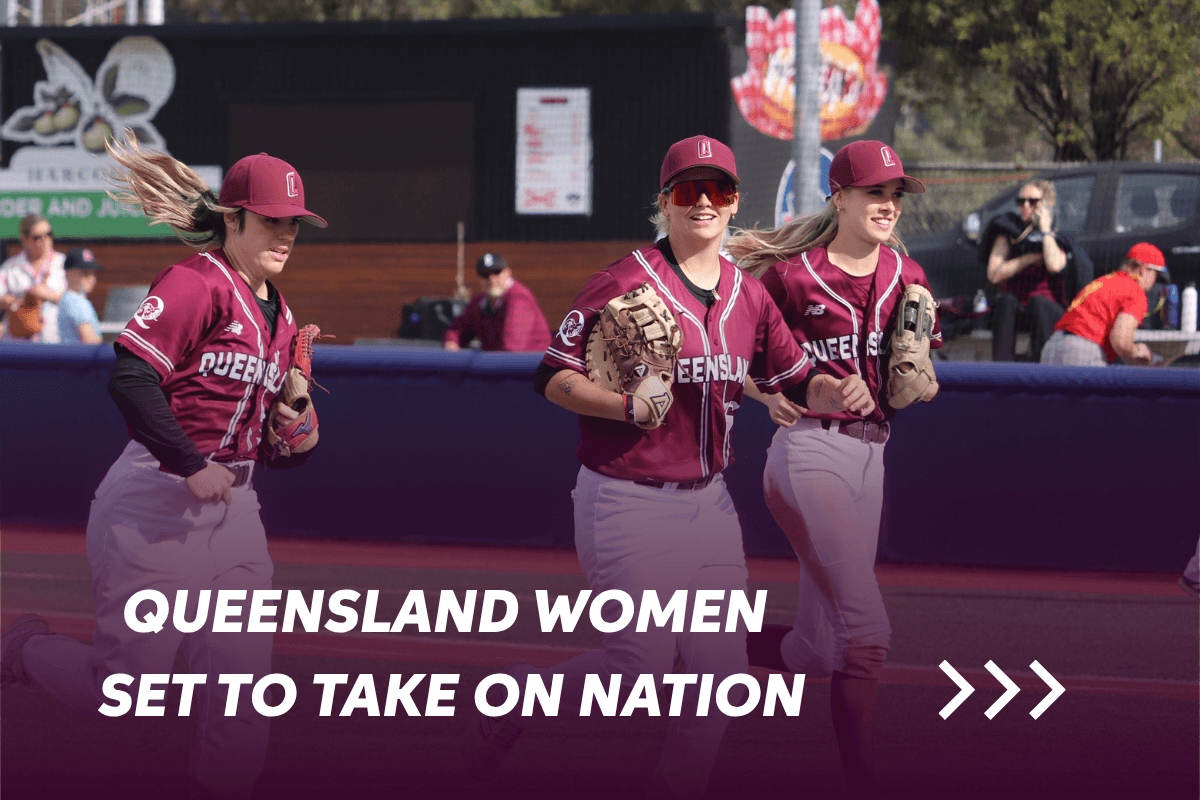 2026 AWC promo Queensland Women running with gloves