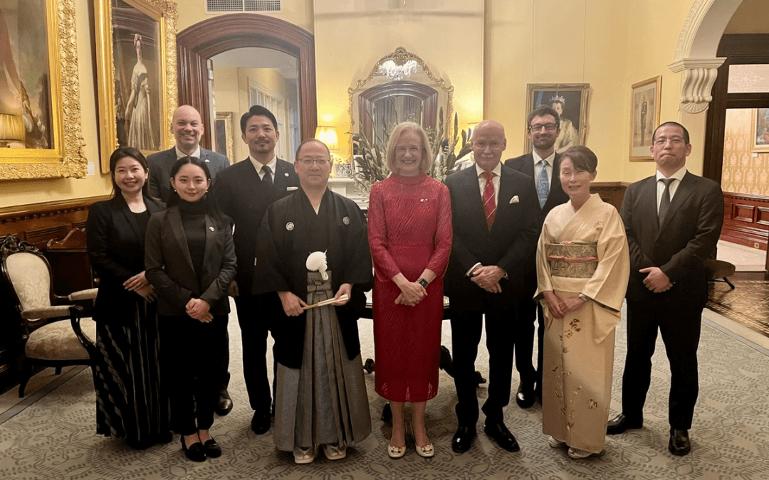 Japanese delegation at Government house